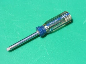 84H4760 MONTGOMERY WARDS / POWERKRAFT 1 /4" DRIVE CLEAR HANDLE  DRIVER EXTENSION - Bild 1 von 24