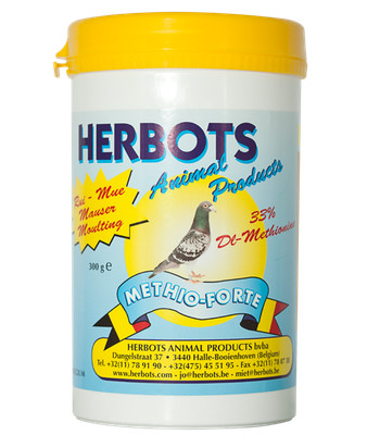 Methio Forte 300 gr - moulting - by Herbots