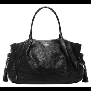 Kate Spade Southport Avenue Stevie schwarz Leder Reisetasche Weekender riesige Handtasche - Bild 1 von 14