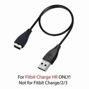 USB Charger For Fitbit Charge HR Smart Watch Tracker Sync Cord Charging Cable - Picture 1 of 3
