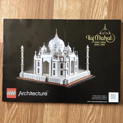 LEGO Taj Mahal Building  Architecture Set 21056 Manual - Image 1 of 4