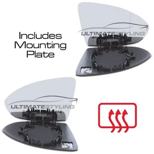 Wing Mirror Glass VW Golf Mk7 5G1 2012-2020 Heated Aspherical & Convex 1 Pair - Picture 1 of 6