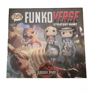 Figurine Funkoverse Strategy Game Jurassic Park 100 4 Pack Board Game - Picture 1 of 2