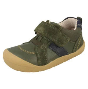 Niños Startrite Casual Prewalkers Primeros Zapatos Twist 1 Cuero Verde Talla 3F - Imagen 1 de 1