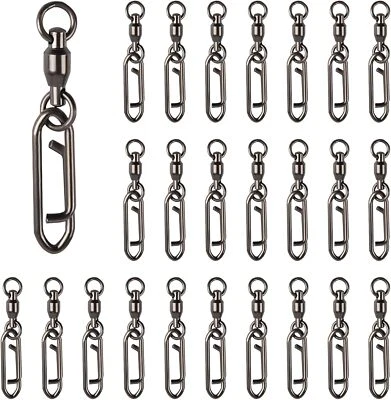 25Pcs Fishing Speed Clips Quick Change Fishing Snap Swivels Fishing Power Clips  - Image 1 of 4