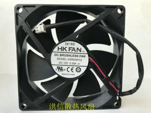 1 PCS HK FAN Cooling Fan AS9025H12 DC12V 0.30A 9025 9CM 2 Pin - Picture 1 of 4