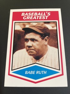 1989 CMC Baseballs Greatest Babe Ruth NRMT-MT 