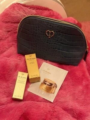 Cle de Peau Beaute Juego de Viaje 3 Piezas Sueros + Bolsa Nuevo Vendedor de EE. UU. Foto 1 de 4
