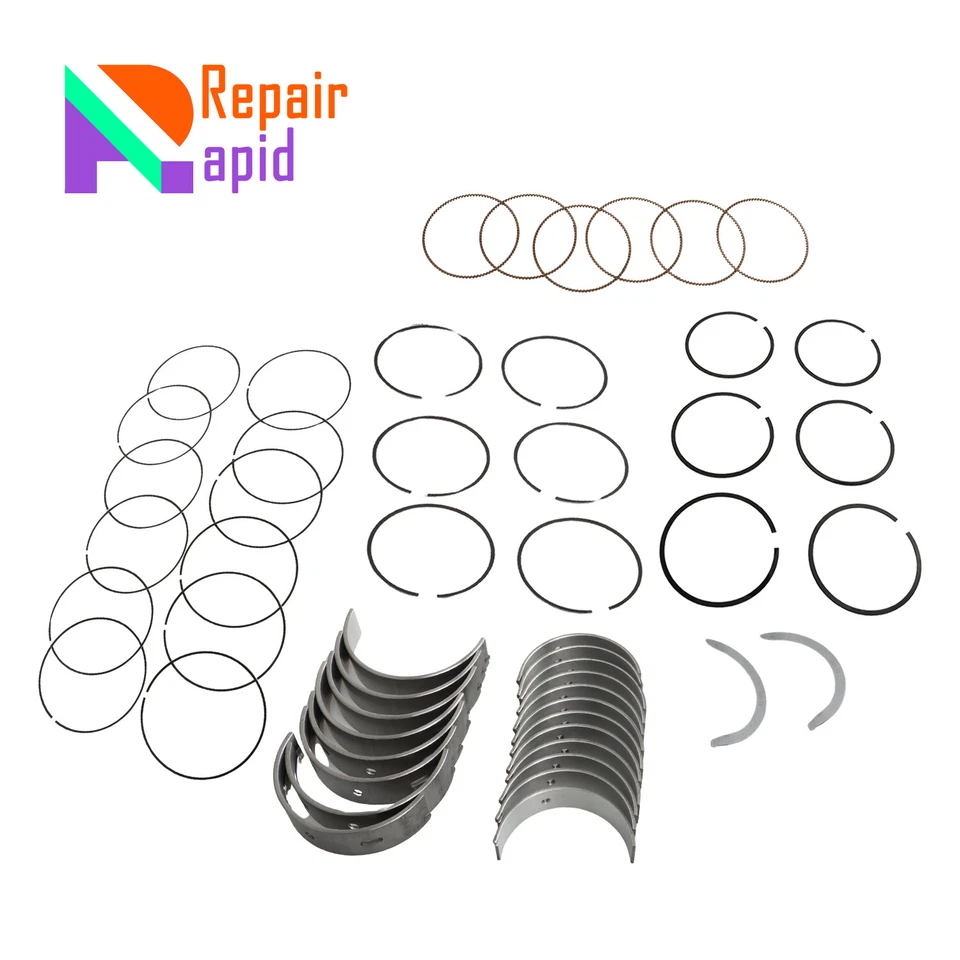 Juego de anillos de pistón de motor para Nissan Frontier Pathfinder Xterra 4,0 L 2005-2015 Foto 1 de 4