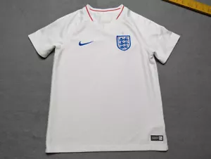 Nike England 2018 2019 Home Jersey Kids size L White Shirt - Picture 1 of 20