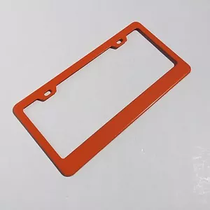 Marco de placa base de acero inoxidable recubierto en polvo solar metálico naranja - Imagen 1 de 12