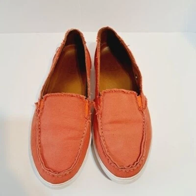 Mocasines sin cordones Hunter Vea Vermillion en melón coral talla 10 Foto 1 de 4