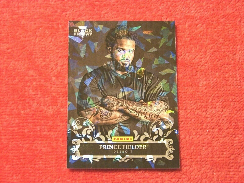 PRINCE FIELDER TIGERS 2012 BLACK FRIDAY CRACKED ICE HOLOFOIL #12 /25 (B-3185) - Image 1 of 1