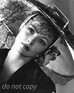 Gene Tierney schönes Hutportrait 1944 8x10 Druck - Bild 1 von 1