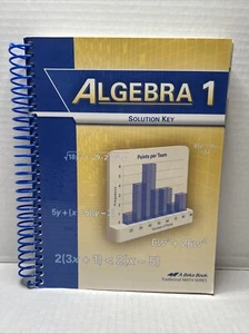 A Beka Book~ Algebra 1 ~ Solution Key ~ Grade 9 - Picture 1 of 5