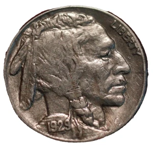 πΊπΈ 1929-S San Francisco Mint Buffalo AU++++ "Better Date" Nickel USA - Picture 1 of 2