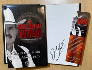 True Crime Story of a Texas Murder The Christmas Day Murders Signed Sheriff Book - Picture 1 of 8