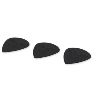 3 Stck. Ecopick Gitarren-Plektren 0,80 mm Medium, Farbe Schwarz, Premium und umweltfreundlich - Bild 1 von 1