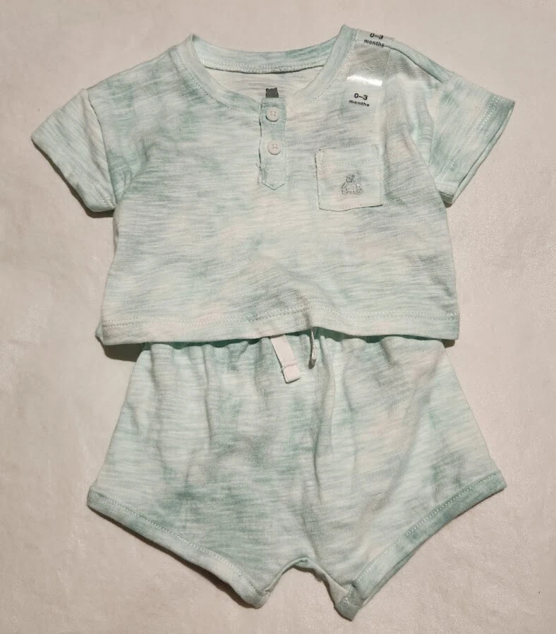 Nuevo con etiquetas Conjunto de 2 piezas de pantalones cortos tie dye Baby Gap para niños Foto 1 de 1