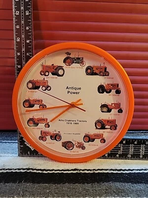 Allis Chalmers Tractors Clock - Image 1 of 2