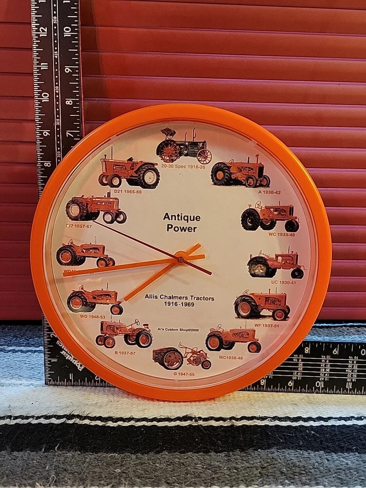 Allis Chalmers Tractors Clock - Image 1 of 2