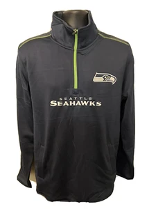 Seattle Seahawks NFL 1/4 Zip Pullover Jacket Official Team Gear FAST SHIP XL - Picture 1 of 2