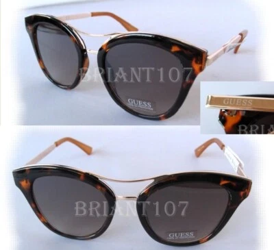 Nuevas gafas de sol para mujer GUESS GF0304 oro tortuga/púrpura Foto 1 de 4