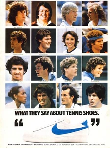 Scarpe da tennis NIKE originali 1982 pubblicità stampa vintage!! - Foto 1 di 1
