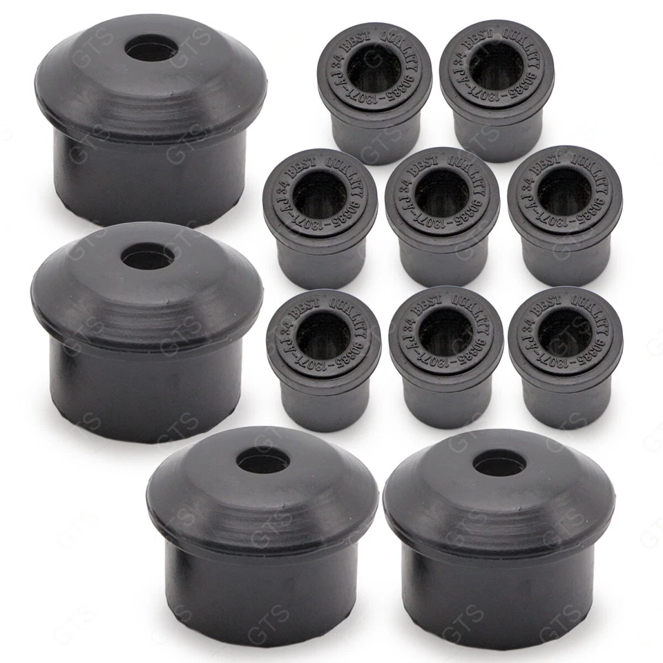 Fits Toyota Corolla 1974 79 Set Front Rear Leaf Spring Shackle Bushing Rubber - Image 1 of 4