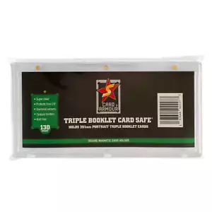 Card Armour Triple Booklet Card Safe Magnetic Card Holder - Picture 1 of 1