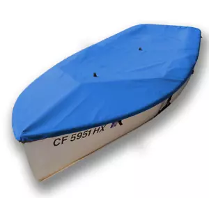 Holder 14 Sailboat - Boat Deck Cover - Sunbrella Pacific Blue Top Cover - Imagen 1 de 2