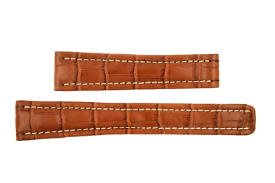 BREGUET 全新棕色表带 19.5 毫米 19.5/16 适用于 DPL 折叠扣 (SO309) — 第 1/2 张图片