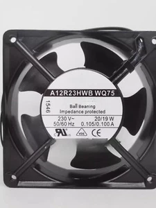 Ventola di raffreddamento Costech A12R23HWB WQ75 230V 20/19W 12CM - Foto 1 di 4