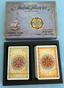 Vintage EUROPÄISCHE MARINEMÄCHTE XVI Jahrhundert SPIELKARTEN 2 DECKS Neu 1 ist versiegelt - Bild 1 von 9