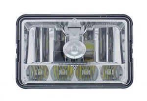 5 High Power LED 4" x 6" Crystal Headlight - High and Low Beam - Bild 1 von 3