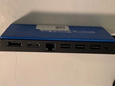 HP Elite USB-C Docking Station X7W54UT with 65W A/C Adapter - Image 1 of 4