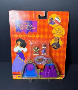 Vintage Disney Glöckner von Notre Dame Es war einmal Medaillon Miniatur Spielset neu - Bild 1 von 4