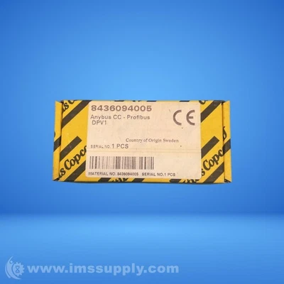 Atlas Copco 8436094005 Anybus CC - Profibus DPV1 FNFP - Image 1 of 4
