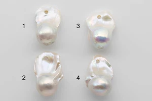 13-22mm Baroque Pearl Large Hole Top Drilled with High Luster, Single Piece Lar - Picture 1 of 14