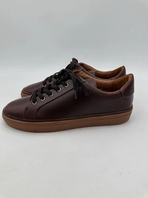 Allen Edmonds Para Hombre Flynn Cuero Marrón Informal Vestido Tenis 11.5 D Foto 1 de 4