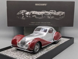 Modellautos 1:18 Minichamps Talbot Lago T 150 C SS Coupe Silver Red mit OVP - Bild 1 von 17