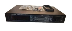 Kenwood KT-75 Black Stereo Synthesizer Tuner AM/FM Band W/Antenna Tested *EUC* - Picture 1 of 14