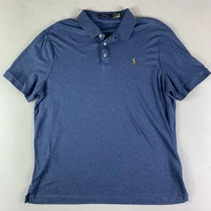 Polo Ralph Lauren polo shirt Mens XL Classic Fit blue (Flesh Pony) cotton - Picture 1 of 6