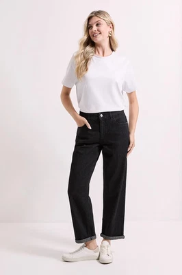 Dorothy Perkins Black Boyfriend Jeans Womens Daywear Jeans - Image 1 of 4