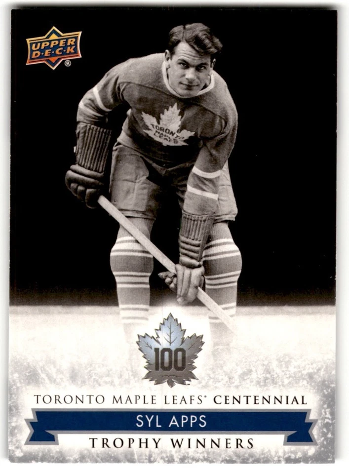 Syl Apps 2017-18 Upper Deck Toronto Maple Leafs Centennial SP #112 - Image 1 of 2