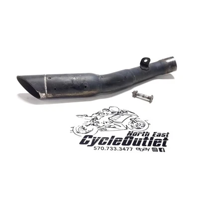 2020 19-23 KAWASAKI NINJA ZX6R ZX636 EXHAUST PIPE MUFFLER SLIP ON CAN SILENCER - Image 1 of 4