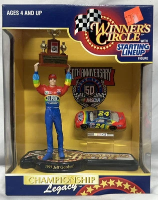 1997 JEFF GORDON STARTING LINEUP CHAMPIONSHIP LEGACY WINNERS CIRCLE New Sealed - Image 1 of 3