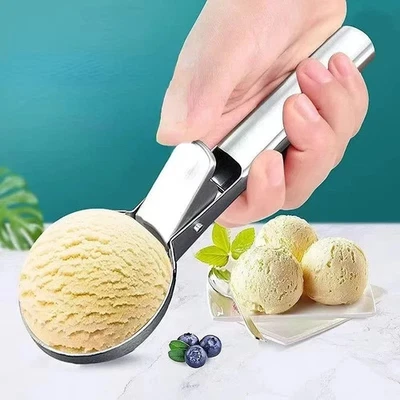 1pc ICE CREAM SCOOP STAINLESS STEEL MASH POTATO ICE CREAM SPOON BALL NEW*** - Image 1 of 4