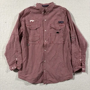 Arkansas Razorbacks Columbia Hemd Herren Medium rot Super Bonehead PFG belüftet - Bild 1 von 10