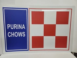 PURINA CHOWS, 24"X 36" Sign - Picture 1 of 13